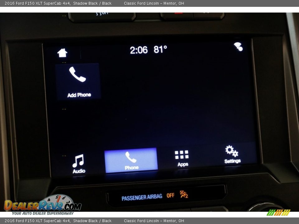 2016 Ford F150 XLT SuperCab 4x4 Shadow Black / Black Photo #12
