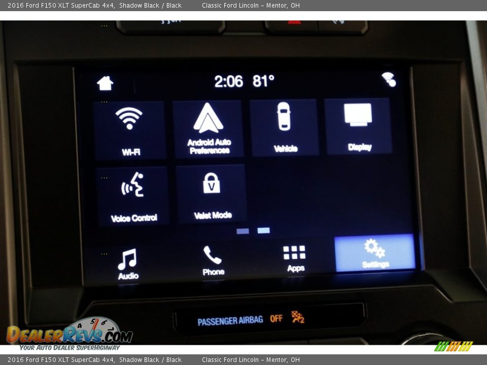 2016 Ford F150 XLT SuperCab 4x4 Shadow Black / Black Photo #14