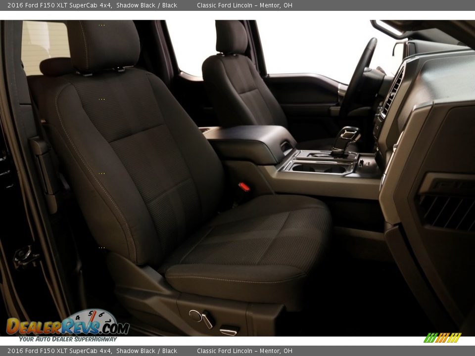 2016 Ford F150 XLT SuperCab 4x4 Shadow Black / Black Photo #16