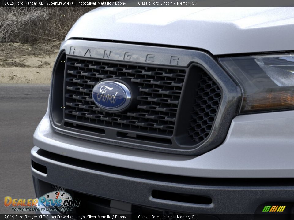 2019 Ford Ranger XLT SuperCrew 4x4 Ingot Silver Metallic / Ebony Photo #17