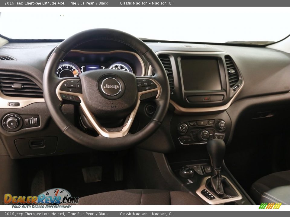 2016 Jeep Cherokee Latitude 4x4 True Blue Pearl / Black Photo #6