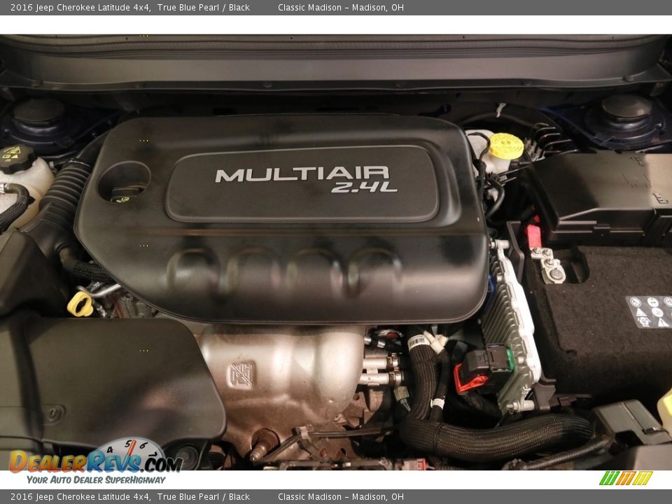 2016 Jeep Cherokee Latitude 4x4 True Blue Pearl / Black Photo #23