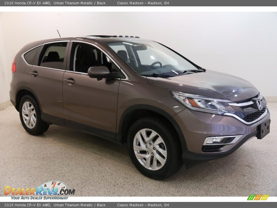 2016 Honda CR-V EX AWD Urban Titanium Metallic / Black Photo #1