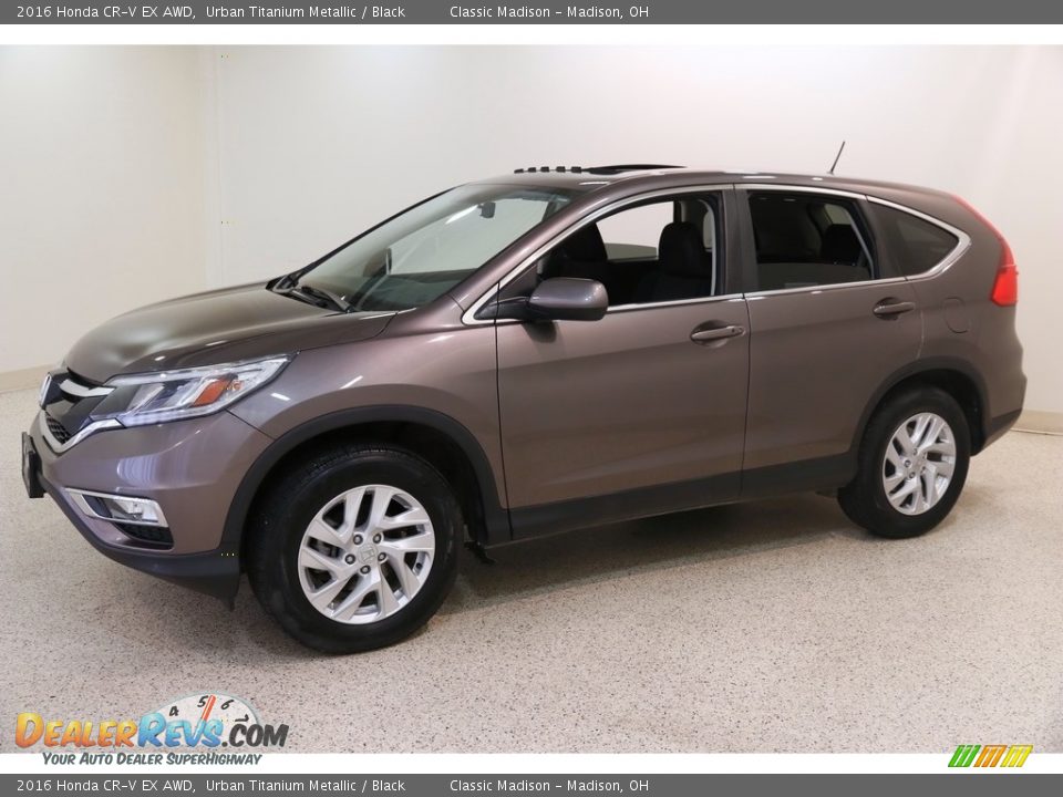 2016 Honda CR-V EX AWD Urban Titanium Metallic / Black Photo #3