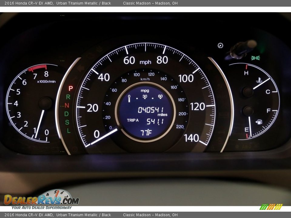 2016 Honda CR-V EX AWD Urban Titanium Metallic / Black Photo #9