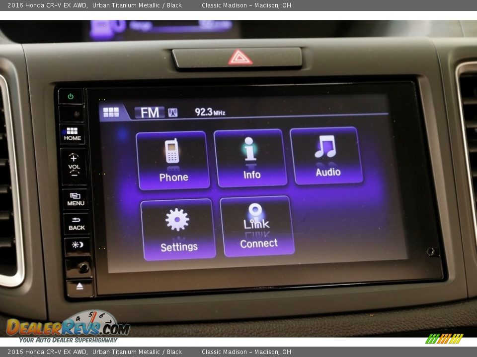 2016 Honda CR-V EX AWD Urban Titanium Metallic / Black Photo #14