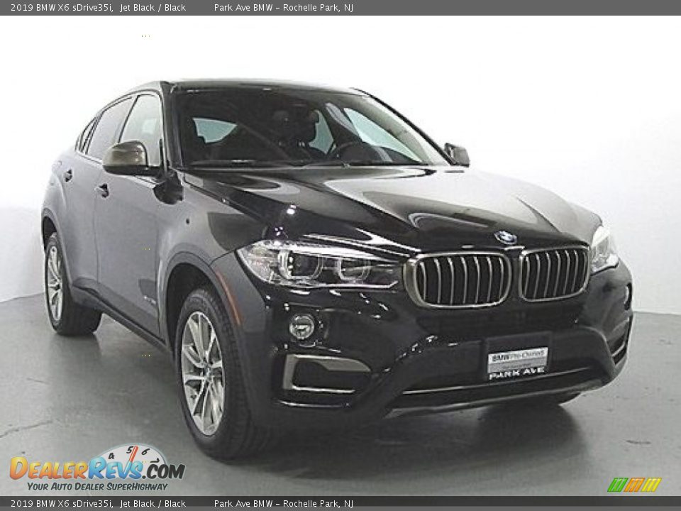 2019 BMW X6 sDrive35i Jet Black / Black Photo #5