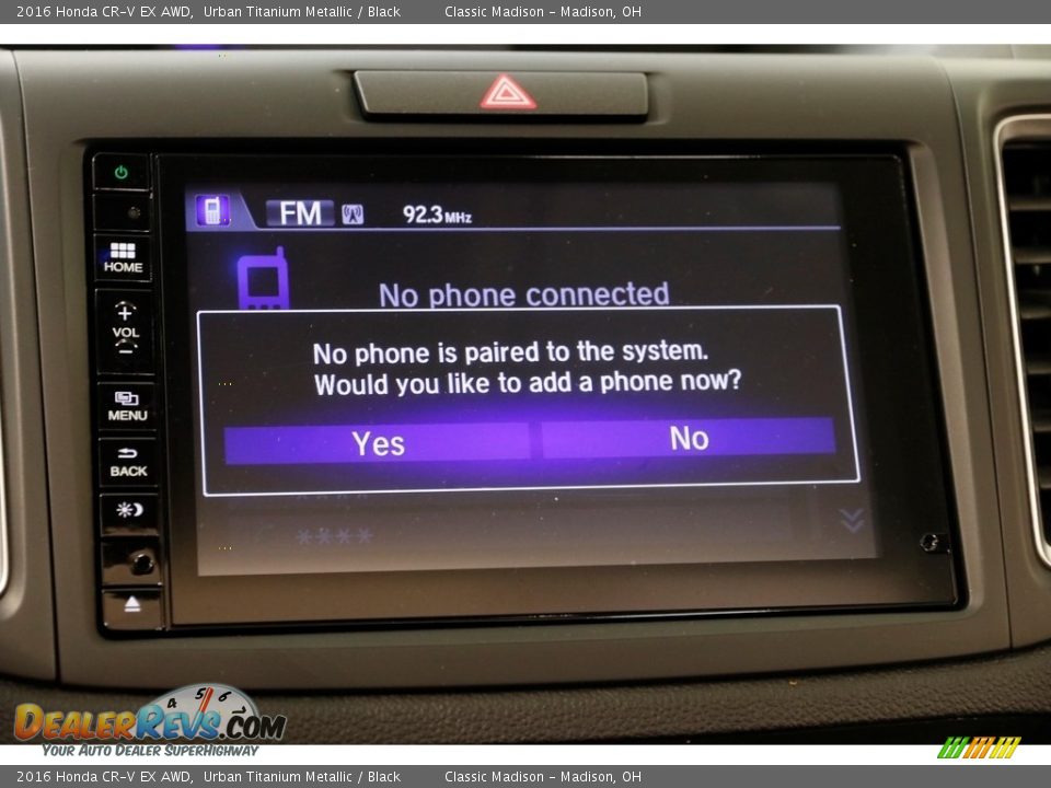 2016 Honda CR-V EX AWD Urban Titanium Metallic / Black Photo #16