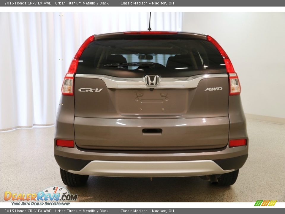 2016 Honda CR-V EX AWD Urban Titanium Metallic / Black Photo #22