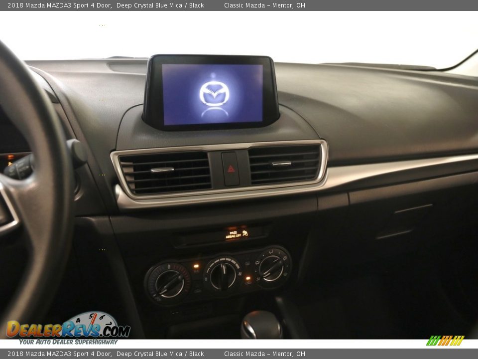 2018 Mazda MAZDA3 Sport 4 Door Deep Crystal Blue Mica / Black Photo #8