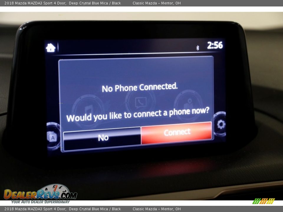 2018 Mazda MAZDA3 Sport 4 Door Deep Crystal Blue Mica / Black Photo #10