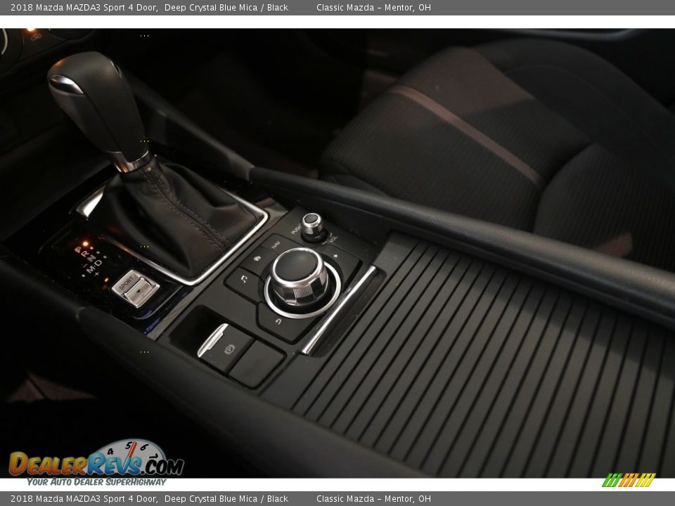 2018 Mazda MAZDA3 Sport 4 Door Deep Crystal Blue Mica / Black Photo #14