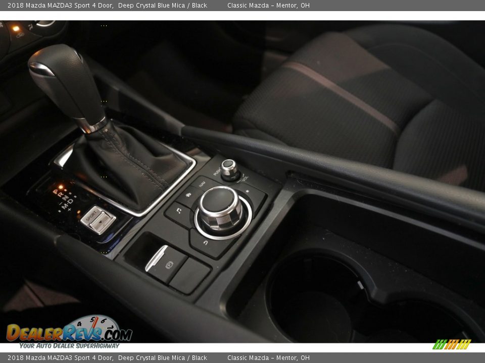 2018 Mazda MAZDA3 Sport 4 Door Deep Crystal Blue Mica / Black Photo #15