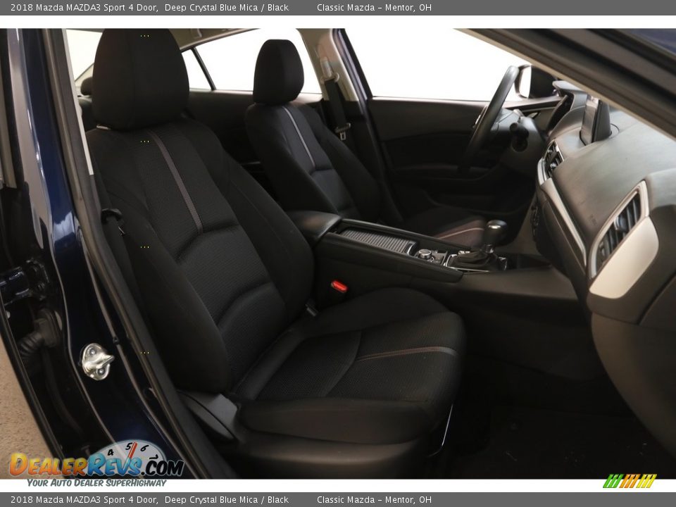 2018 Mazda MAZDA3 Sport 4 Door Deep Crystal Blue Mica / Black Photo #16