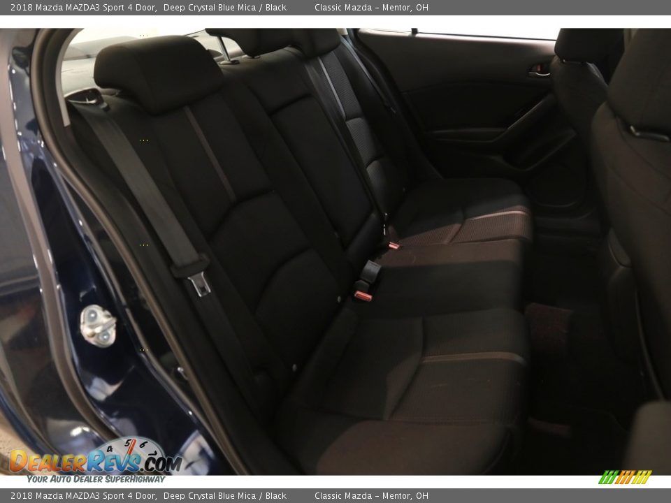 2018 Mazda MAZDA3 Sport 4 Door Deep Crystal Blue Mica / Black Photo #17