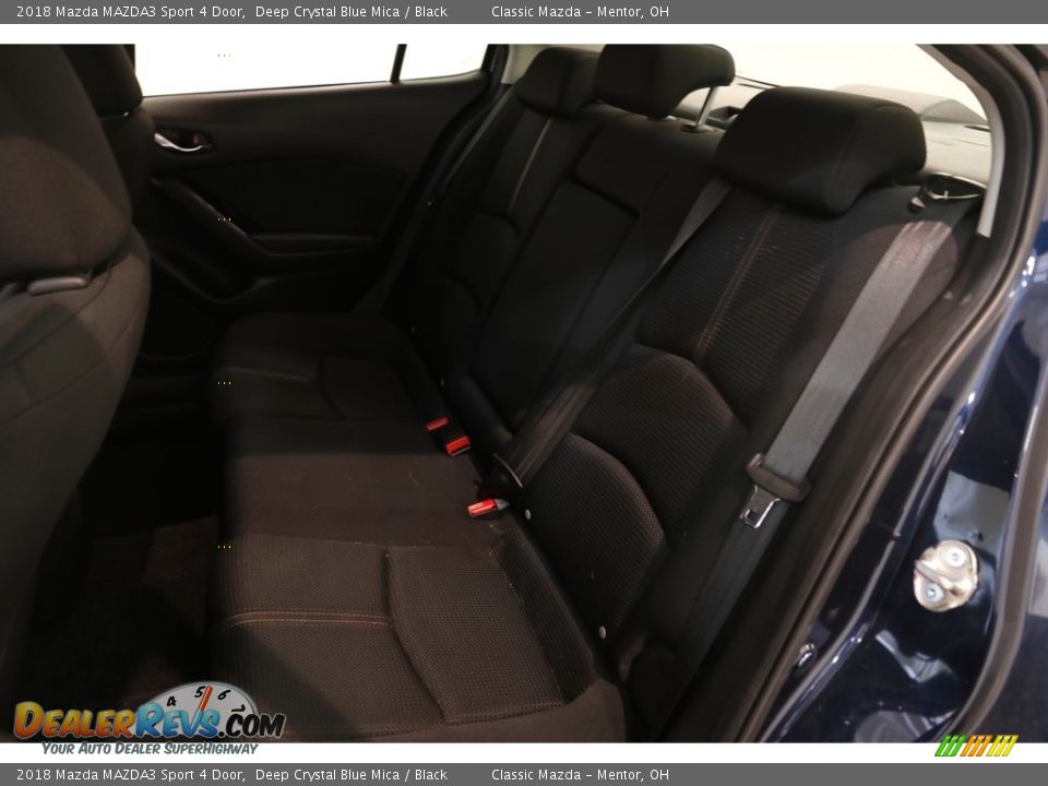 2018 Mazda MAZDA3 Sport 4 Door Deep Crystal Blue Mica / Black Photo #18
