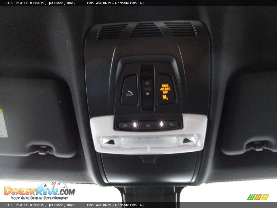 2019 BMW X6 sDrive35i Jet Black / Black Photo #27
