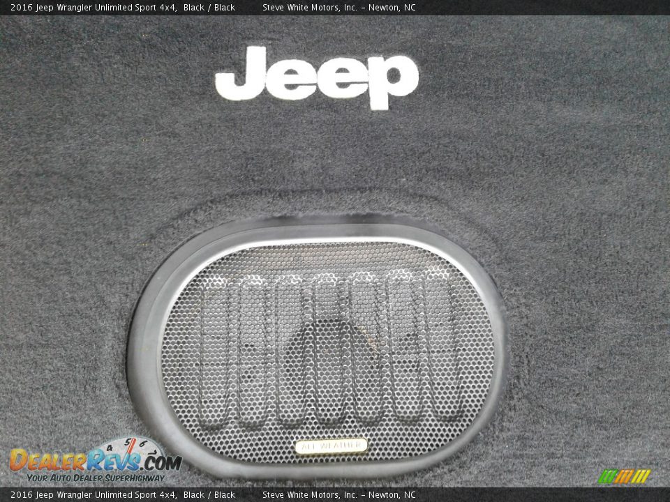2016 Jeep Wrangler Unlimited Sport 4x4 Black / Black Photo #13