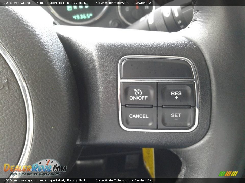 2016 Jeep Wrangler Unlimited Sport 4x4 Black / Black Photo #18