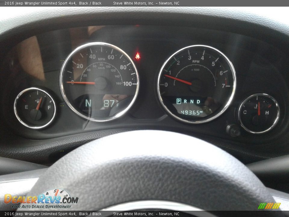 2016 Jeep Wrangler Unlimited Sport 4x4 Black / Black Photo #19