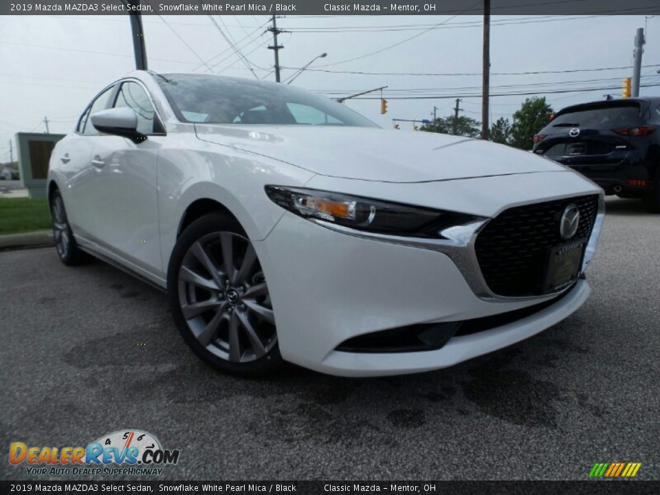 2019 Mazda MAZDA3 Select Sedan Snowflake White Pearl Mica / Black Photo #1