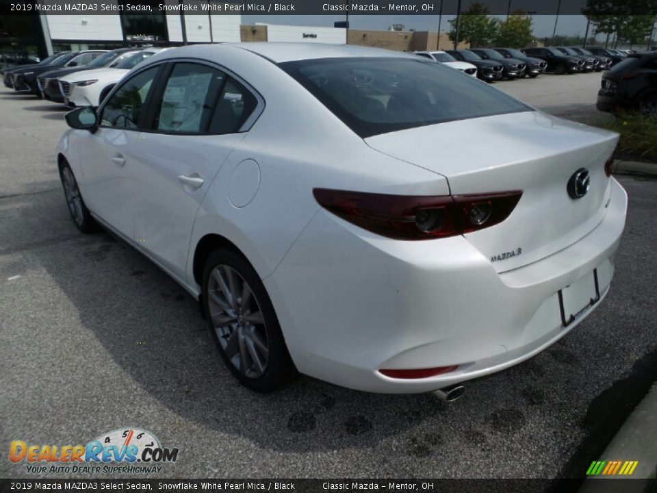 2019 Mazda MAZDA3 Select Sedan Snowflake White Pearl Mica / Black Photo #5