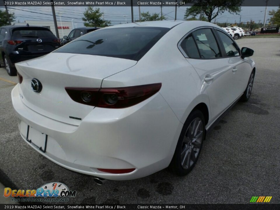 2019 Mazda MAZDA3 Select Sedan Snowflake White Pearl Mica / Black Photo #7