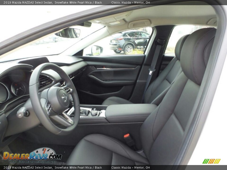 2019 Mazda MAZDA3 Select Sedan Snowflake White Pearl Mica / Black Photo #8