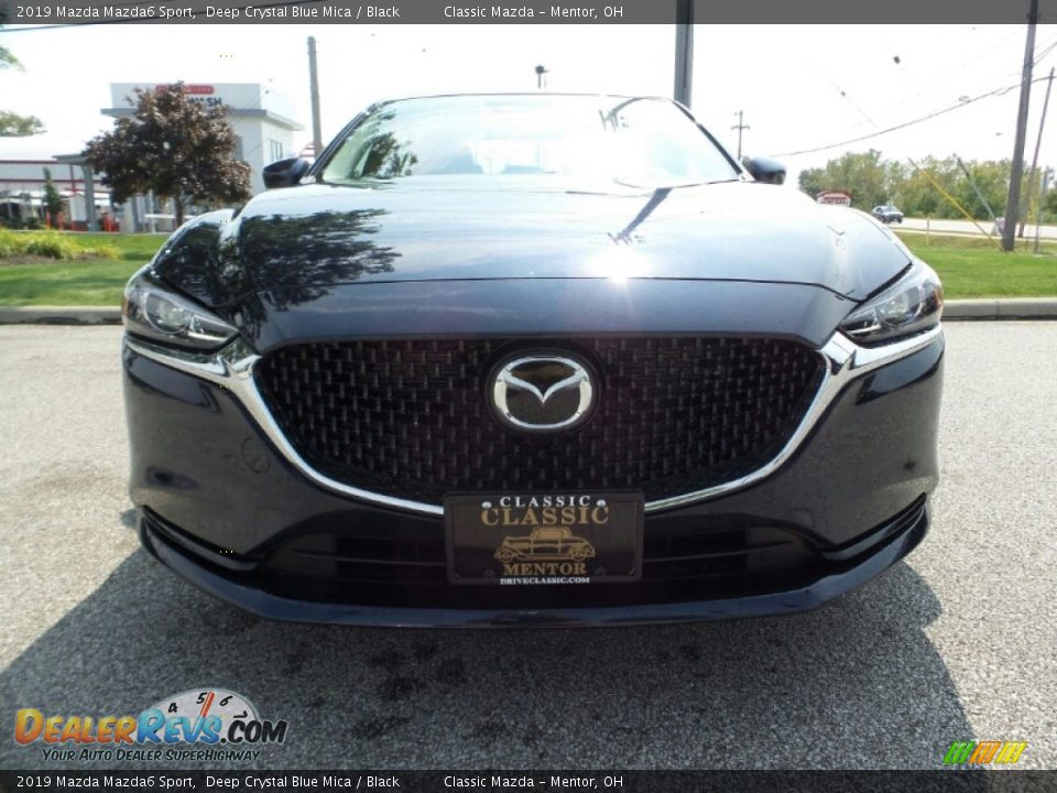 2019 Mazda Mazda6 Sport Deep Crystal Blue Mica / Black Photo #2