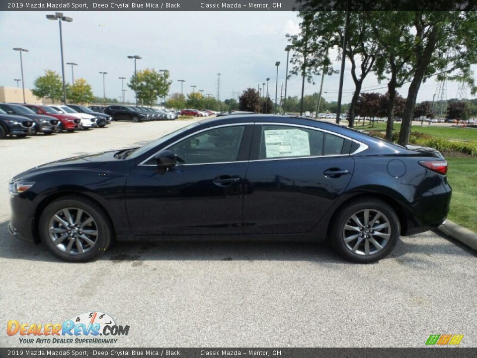 2019 Mazda Mazda6 Sport Deep Crystal Blue Mica / Black Photo #4