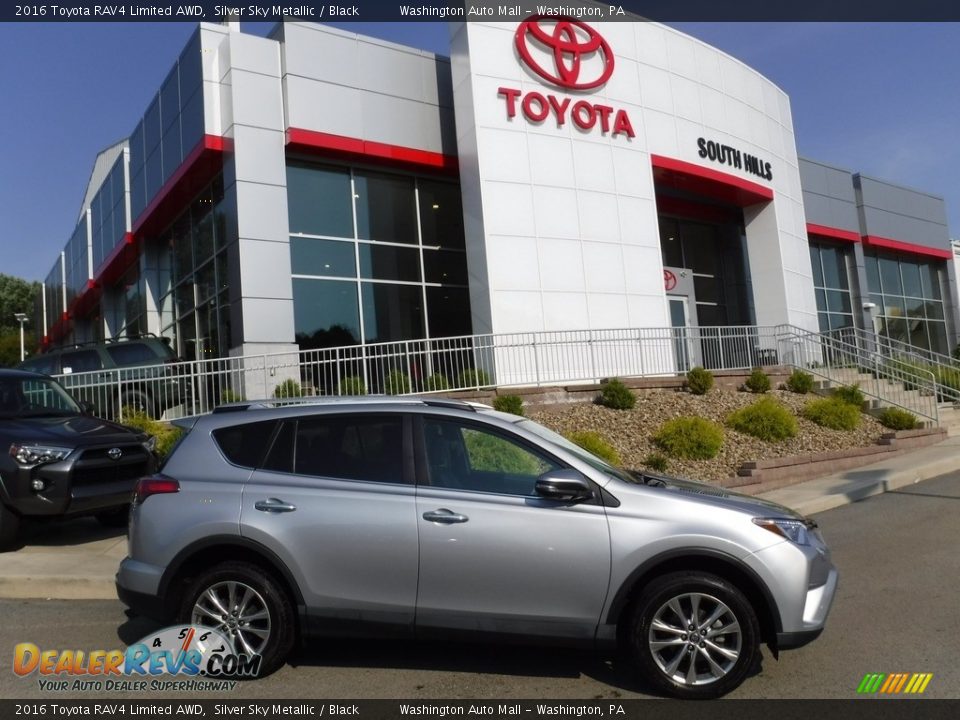 2016 Toyota RAV4 Limited AWD Silver Sky Metallic / Black Photo #2