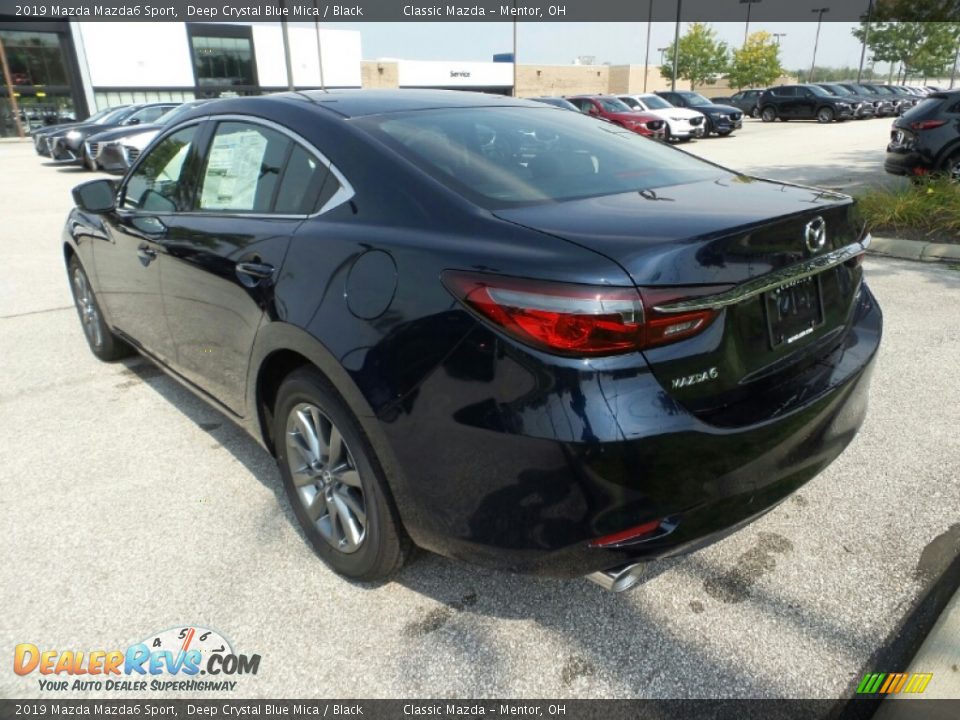 2019 Mazda Mazda6 Sport Deep Crystal Blue Mica / Black Photo #5