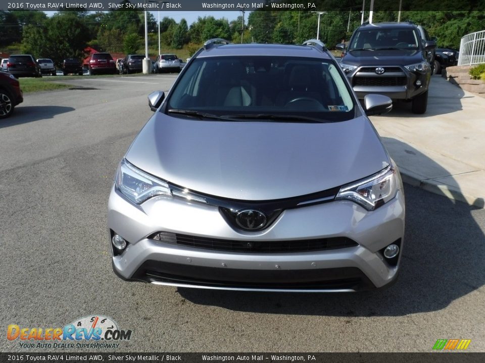 2016 Toyota RAV4 Limited AWD Silver Sky Metallic / Black Photo #4