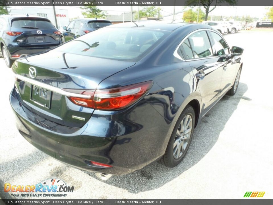 2019 Mazda Mazda6 Sport Deep Crystal Blue Mica / Black Photo #7