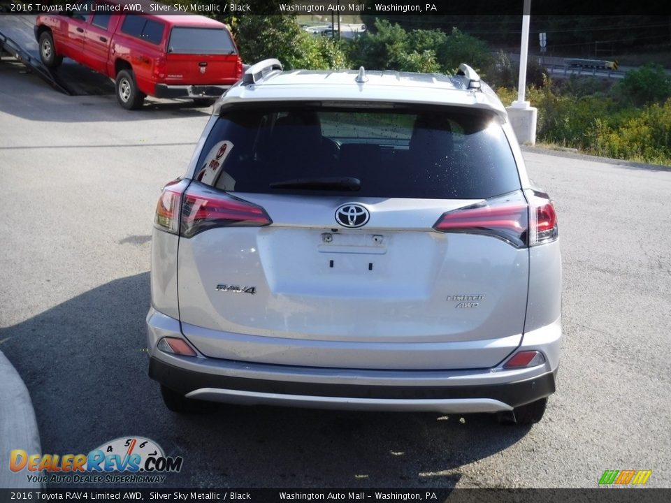 2016 Toyota RAV4 Limited AWD Silver Sky Metallic / Black Photo #9