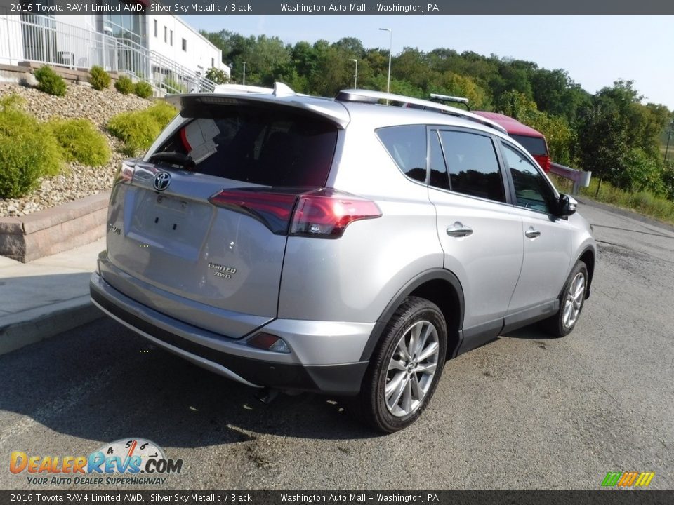 2016 Toyota RAV4 Limited AWD Silver Sky Metallic / Black Photo #10