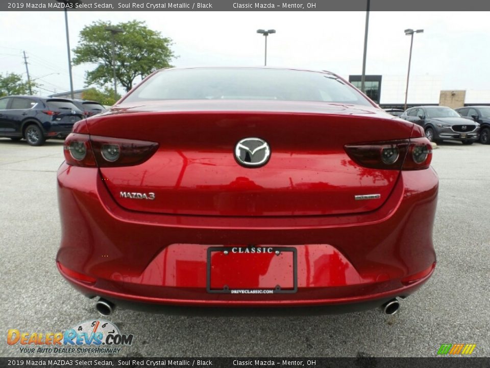 2019 Mazda MAZDA3 Select Sedan Soul Red Crystal Metallic / Black Photo #6