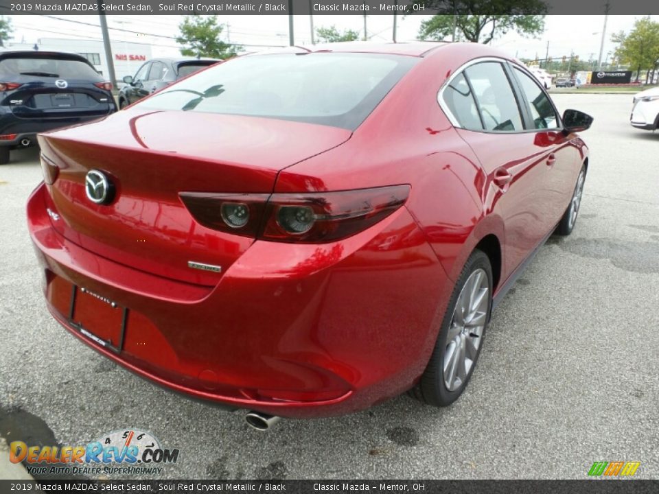 2019 Mazda MAZDA3 Select Sedan Soul Red Crystal Metallic / Black Photo #7