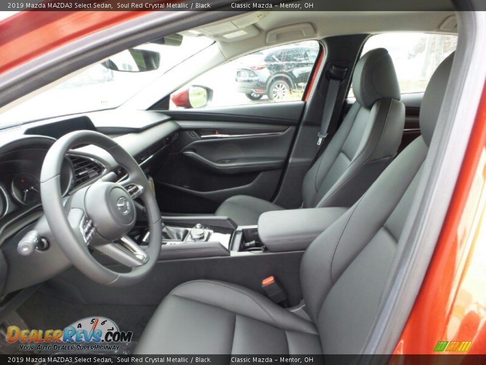 2019 Mazda MAZDA3 Select Sedan Soul Red Crystal Metallic / Black Photo #8