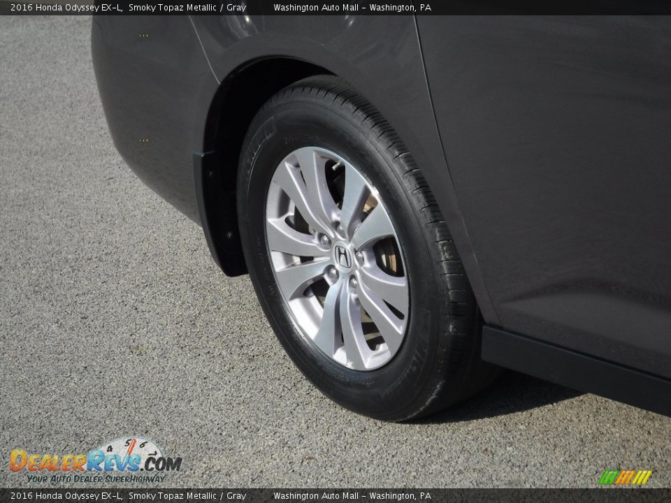 2016 Honda Odyssey EX-L Smoky Topaz Metallic / Gray Photo #3