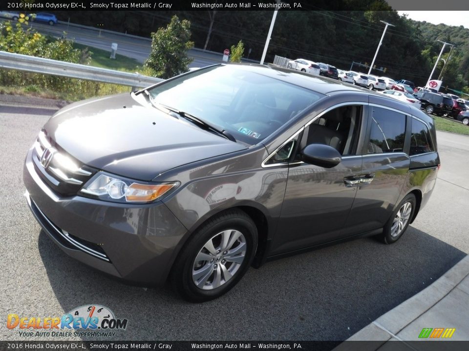 2016 Honda Odyssey EX-L Smoky Topaz Metallic / Gray Photo #6