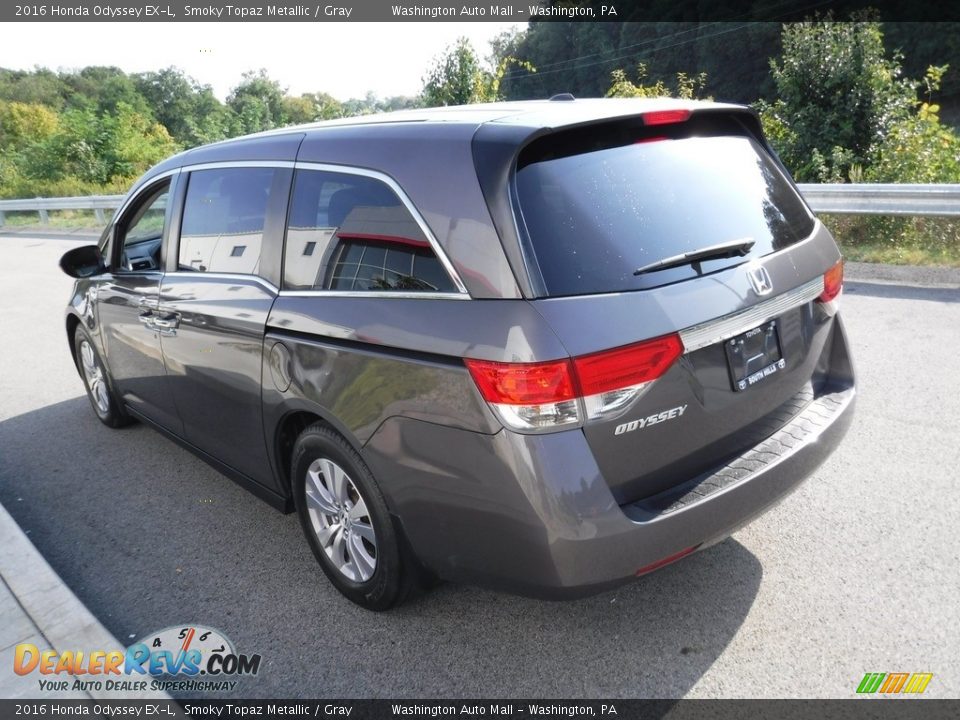 2016 Honda Odyssey EX-L Smoky Topaz Metallic / Gray Photo #7