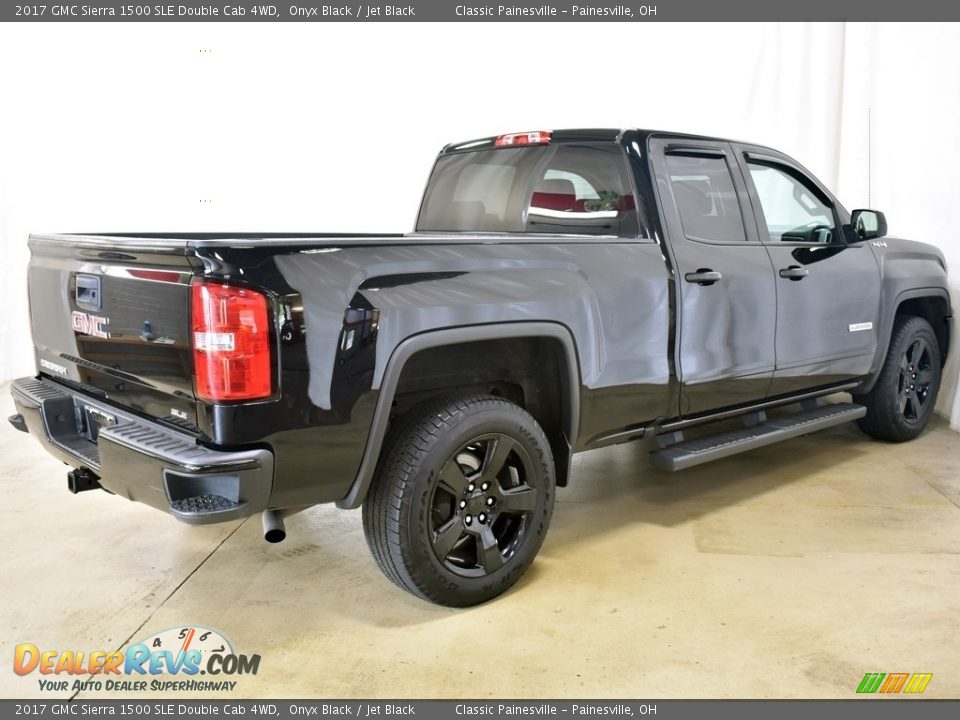2017 GMC Sierra 1500 SLE Double Cab 4WD Onyx Black / Jet Black Photo #2
