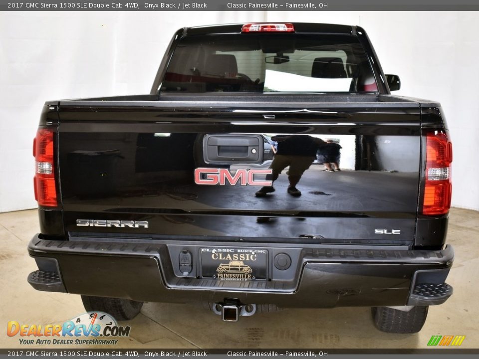 2017 GMC Sierra 1500 SLE Double Cab 4WD Onyx Black / Jet Black Photo #3