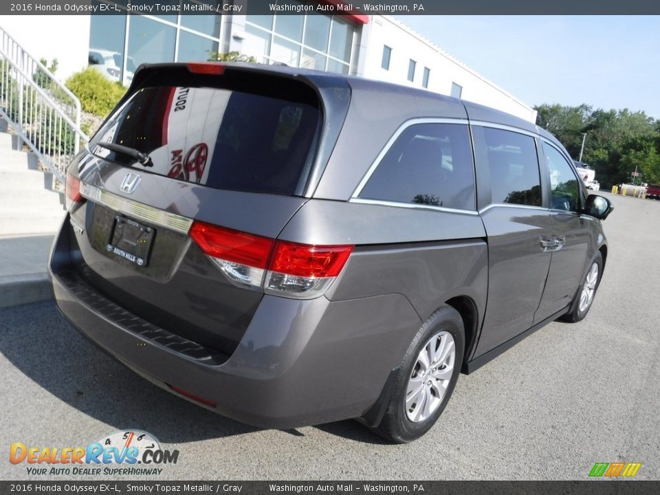 2016 Honda Odyssey EX-L Smoky Topaz Metallic / Gray Photo #9