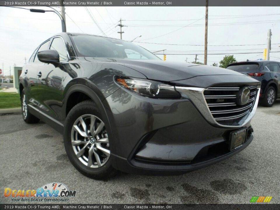 2019 Mazda CX-9 Touring AWD Machine Gray Metallic / Black Photo #1