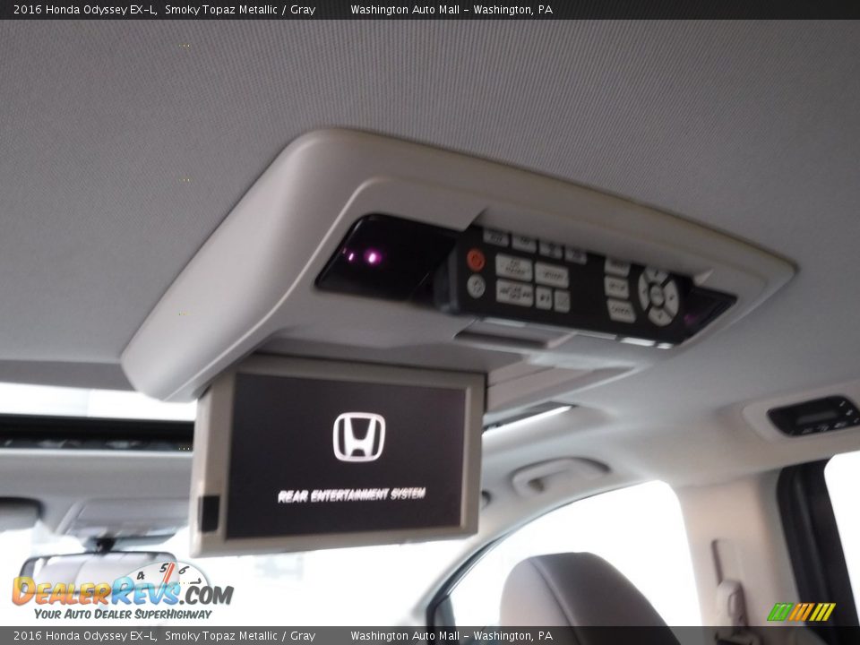 2016 Honda Odyssey EX-L Smoky Topaz Metallic / Gray Photo #10