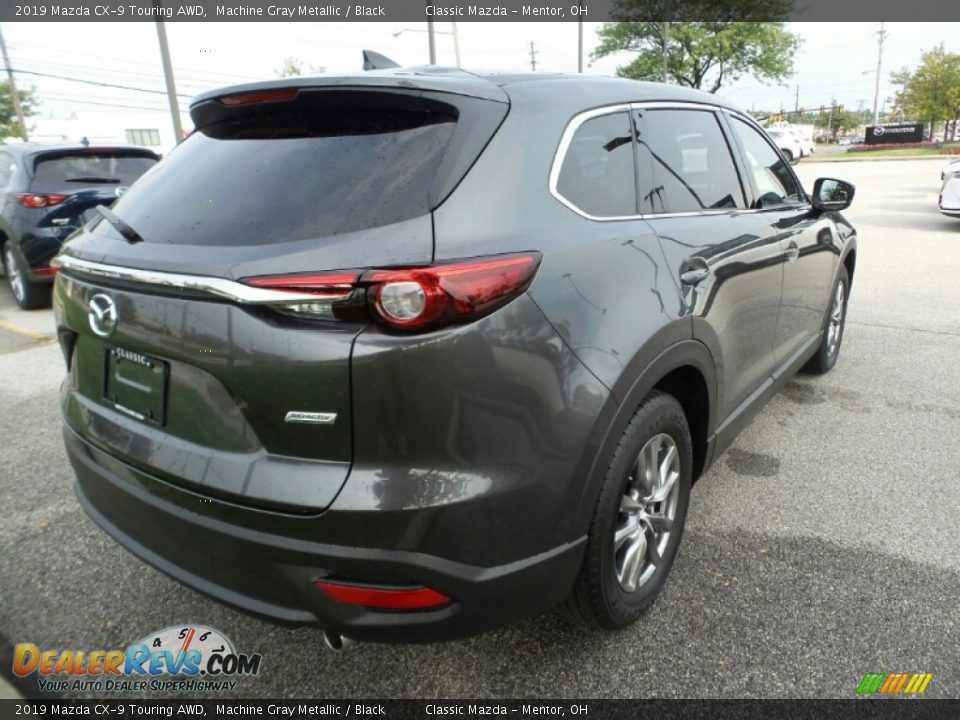 2019 Mazda CX-9 Touring AWD Machine Gray Metallic / Black Photo #6