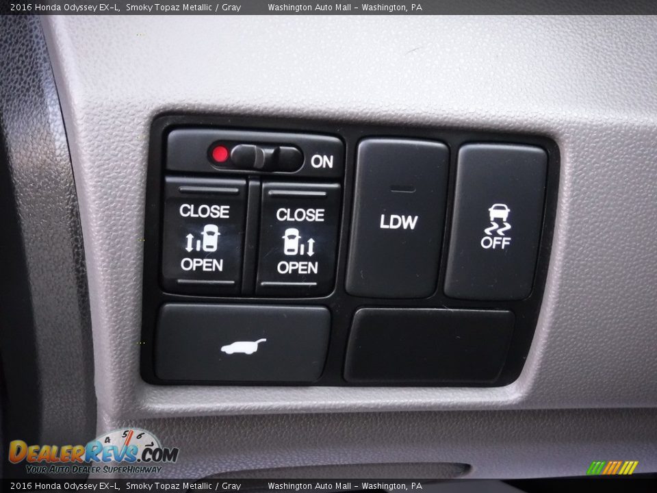 2016 Honda Odyssey EX-L Smoky Topaz Metallic / Gray Photo #15