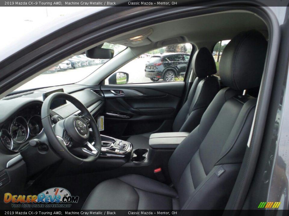 2019 Mazda CX-9 Touring AWD Machine Gray Metallic / Black Photo #7